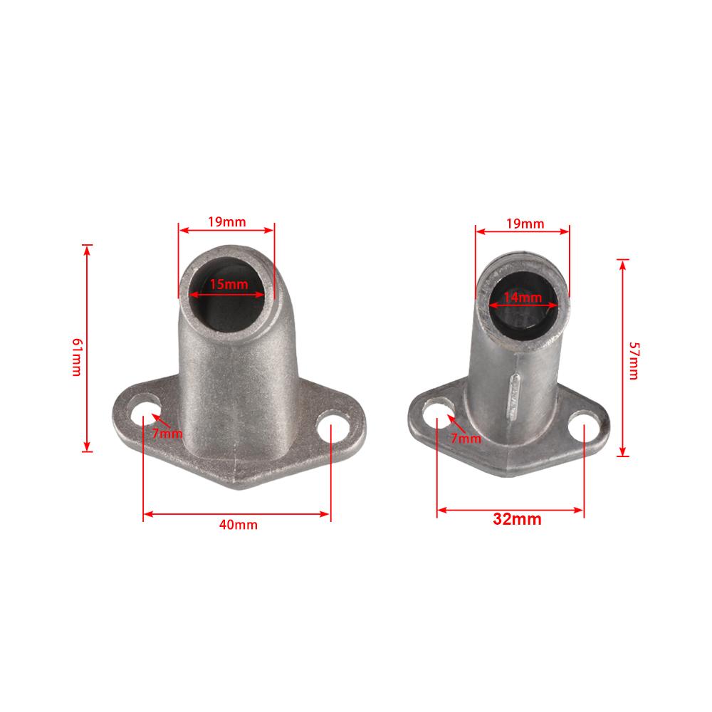 32mm/40mm Carburetor Intake Manifold w/Gasket For 49cc 60cc 66cc 80cc 2-Stroke Engine Motor Motorized Bicycle Bike Parts