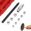 10PCS Universal Clutch Aligning Tools Kit Clutch Aligner Hole Corrector Tools with 8 Collects Ranging 11~25mm Automotive Tools