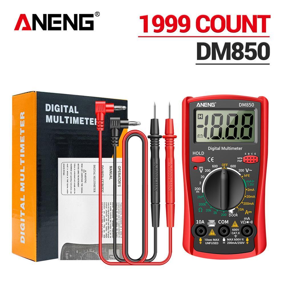 ANENG DM850 High Precision Digital Multimeter for Electricians – Portable and Multifunctional Display Universal Meter.