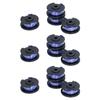 9Pcs Trimmer Spool Line with Cap Replacement Parts Fit for Ryobi 18 24 40V Lawn Mower