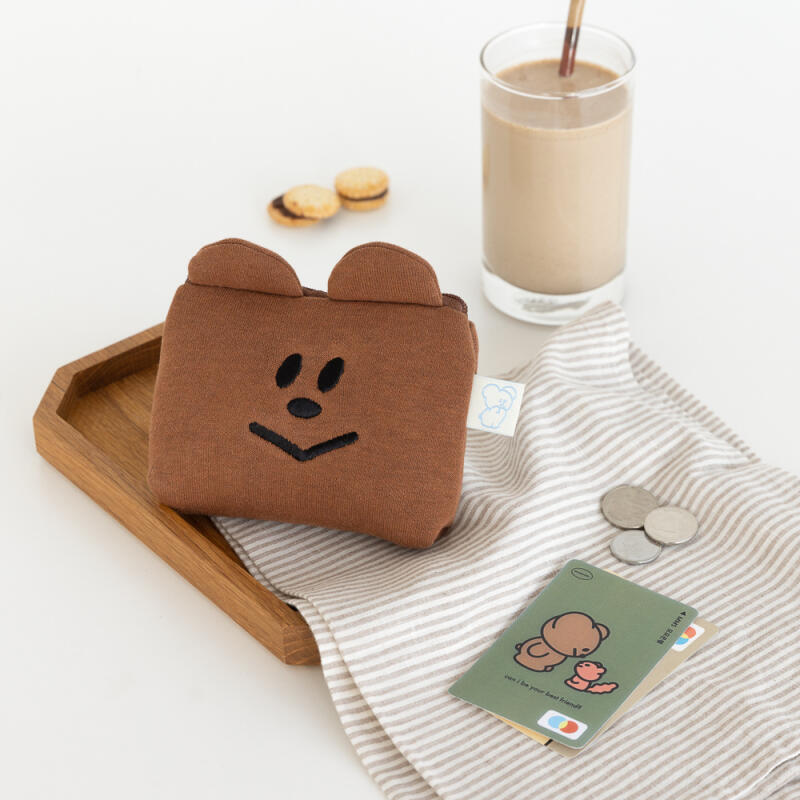 Momo Bear Cushion Card Wallet (3 types)