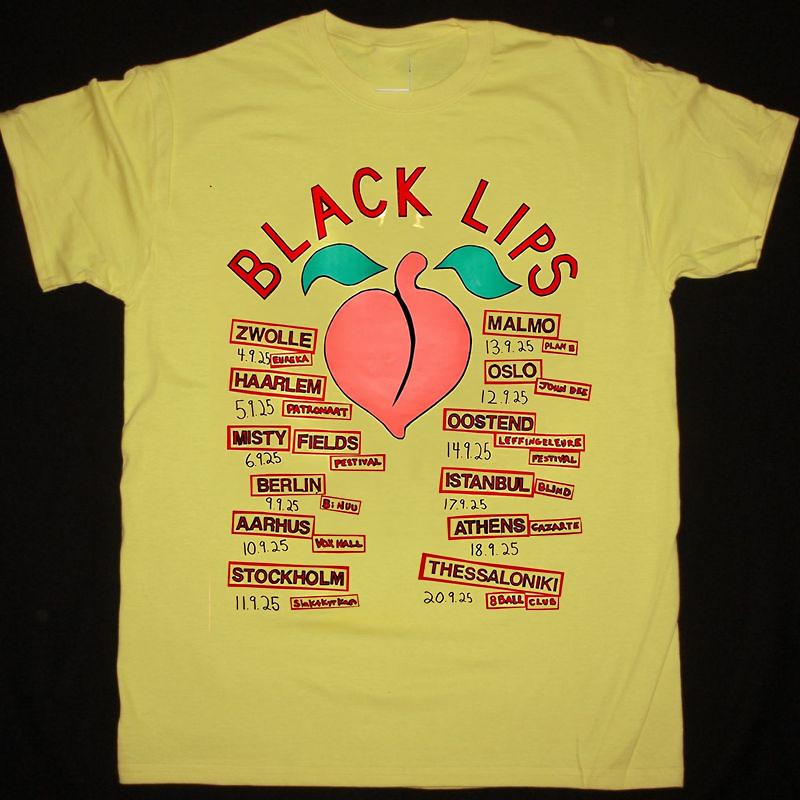 

Black Lips Band On Tour Yellow Cotton All sizes S-5XL Unisex T-Shirt M