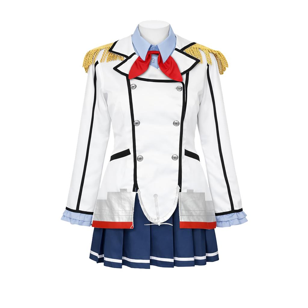 [milky Time] Kantai Collection Kashima Cosplay Costume Set with Wig - Halloween Uniform - KanColle Kashima