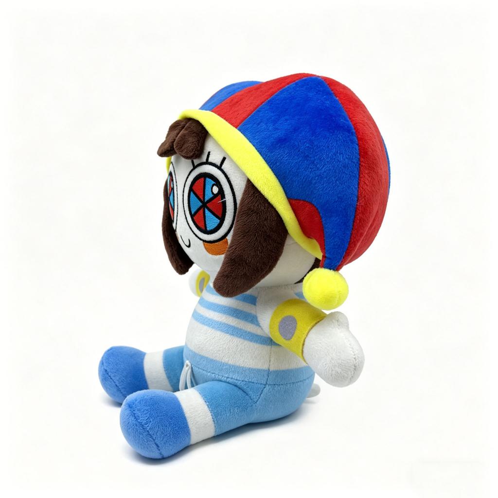 Pomni-SuitJaxPlush Digital Cyber Magic Circus Plush Stuffed Animal Toy, Festive Gift, Cute Soft