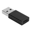 TypeC Adapter Converter Female to USB3.0 Male USB Fast Charging Computer Accessories(Black )