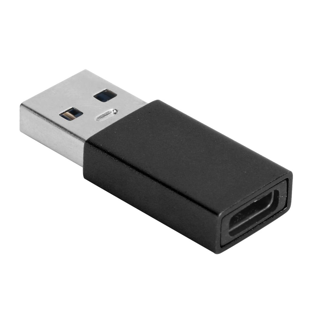 TypeC Adapter Converter Female to USB3.0 Male USB Fast Charging Computer Accessories(Black )