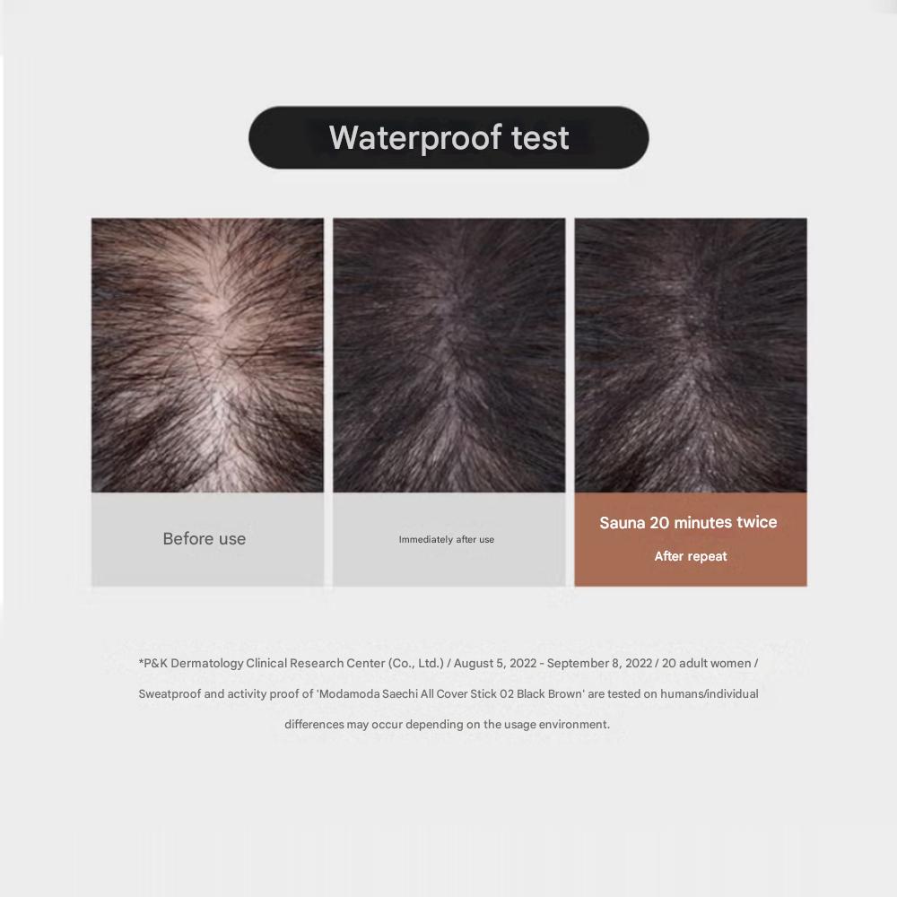 Modamoda Pokrycie siwych włosów Ciemny brąz