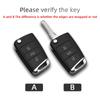 Interior Mouldings Suede Leather Car Key Case For VW Volkswagen Golf 7 MK7 Tiguan MK2 for Seat Ateca Leon FR 2 Ibiza Skoda Octav