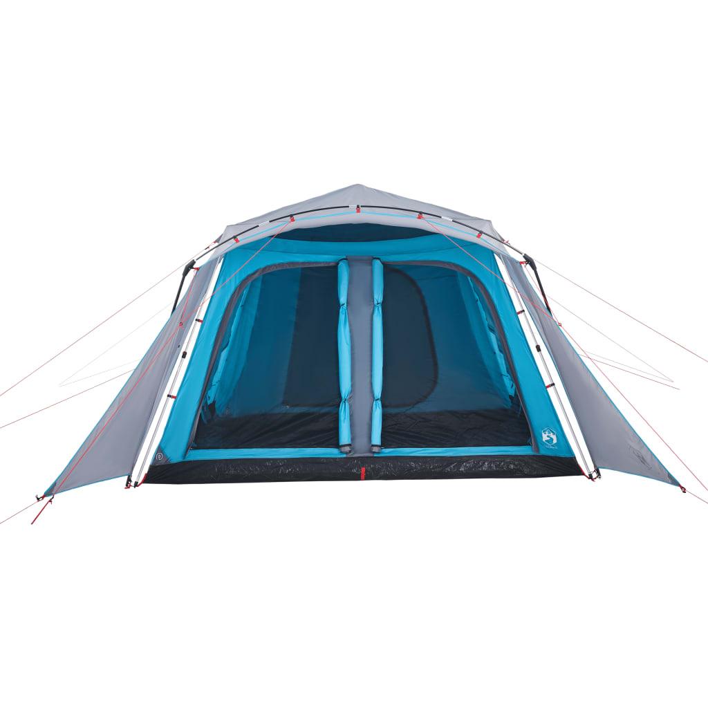 Family Tent with Porch for 9 Persons Blue Quick Release