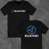 Men's and Women's T-shirts Sukhoi Russian Aircraft Aerospace