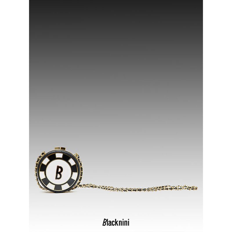 

Сумка кроссбоди Blacknini на цепочке Round Cake Chain Crossbody Bag