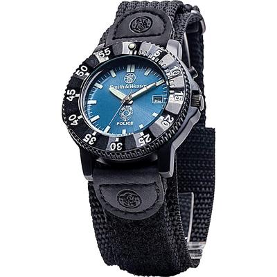 Smith & Wesson Military Watch 455 POLICE WATCH BLUE/BLACK SWW-455P [Parallel Import]