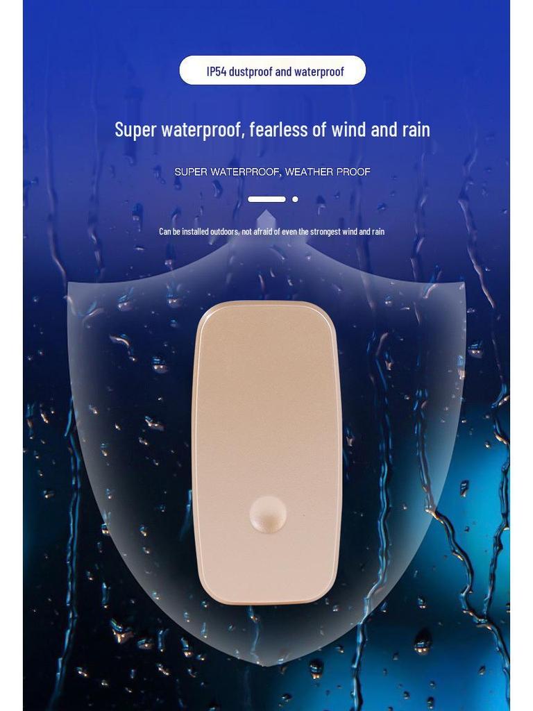 2025 Self-Powered Wireless Doorbell with Friction Power, Continuous Functionality, One-to-One Induction, and SOS Remote Control
