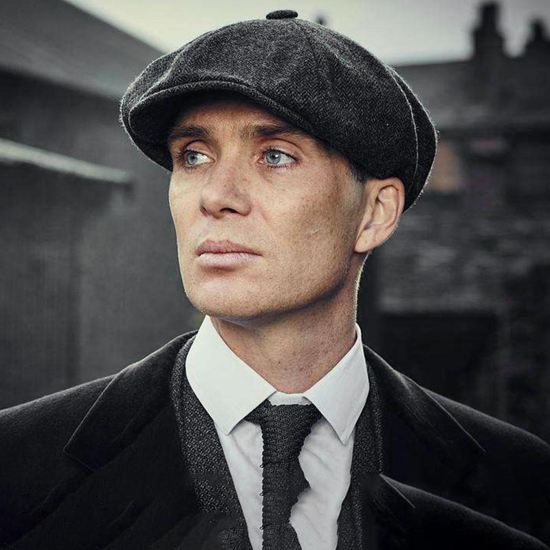 Bloodshed Gangster Shelby Painter Hat Male Beret Ins Octagonal Hat Newspaper Boy Autumn/Winter Woolen Razor Party