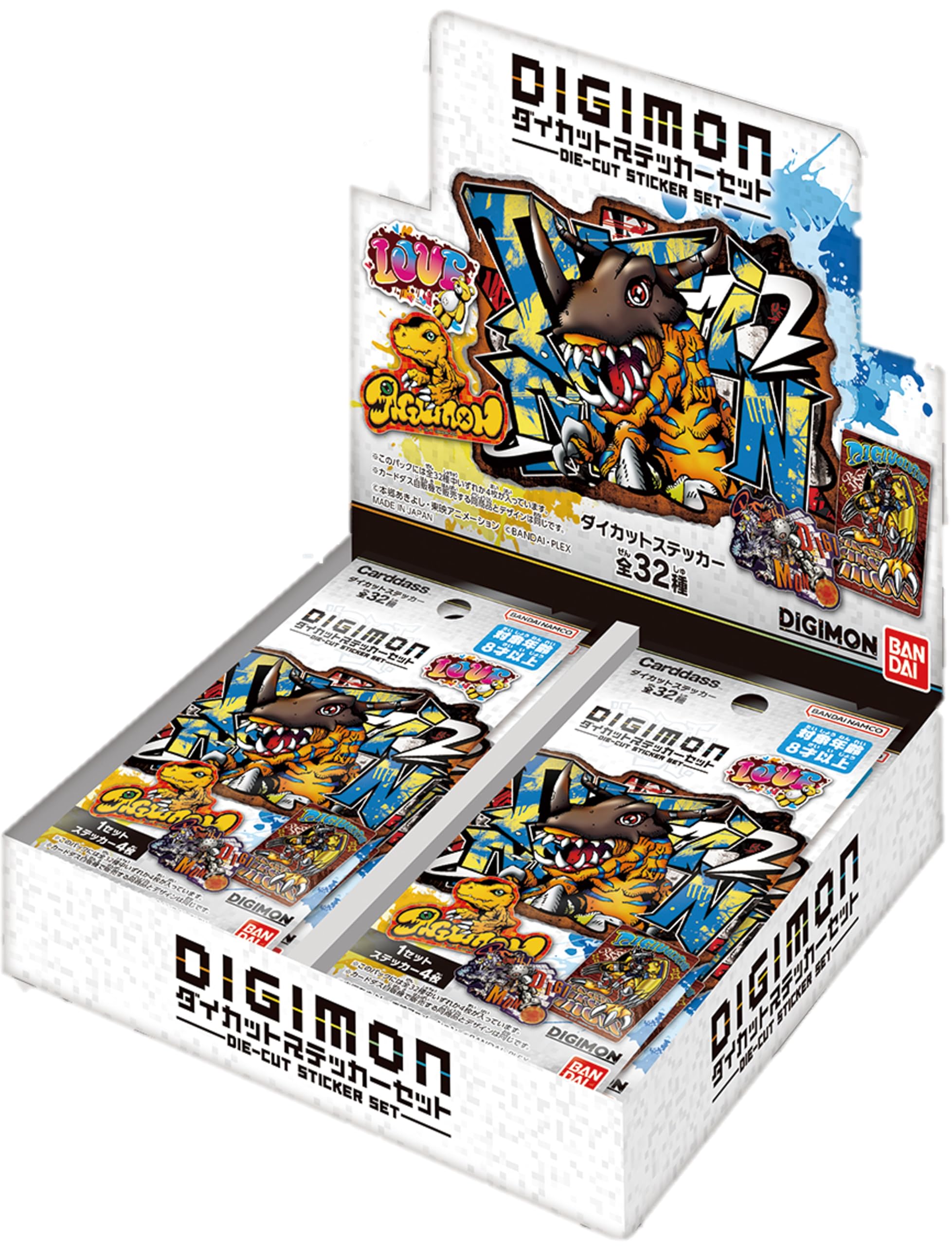 

Набор наклеек DIGIMON от [Bandai] Вырезанные (пак) (Коробка 20)