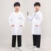Ochranný oblek Epidemický lékař Chirurgické pláště Bílý plášť Dětský Halloweenský kostým