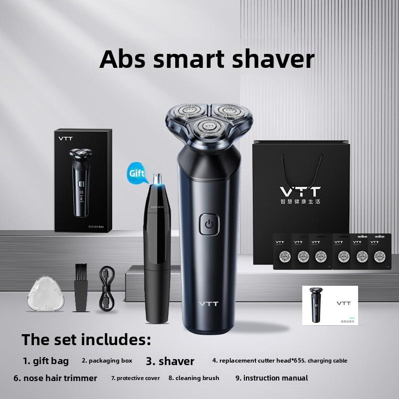 Full Body Washing Razor Electric USB Charging Type Convenient Wet and Dry 3D Floating Three-knife Head Razor Strong Battery Life