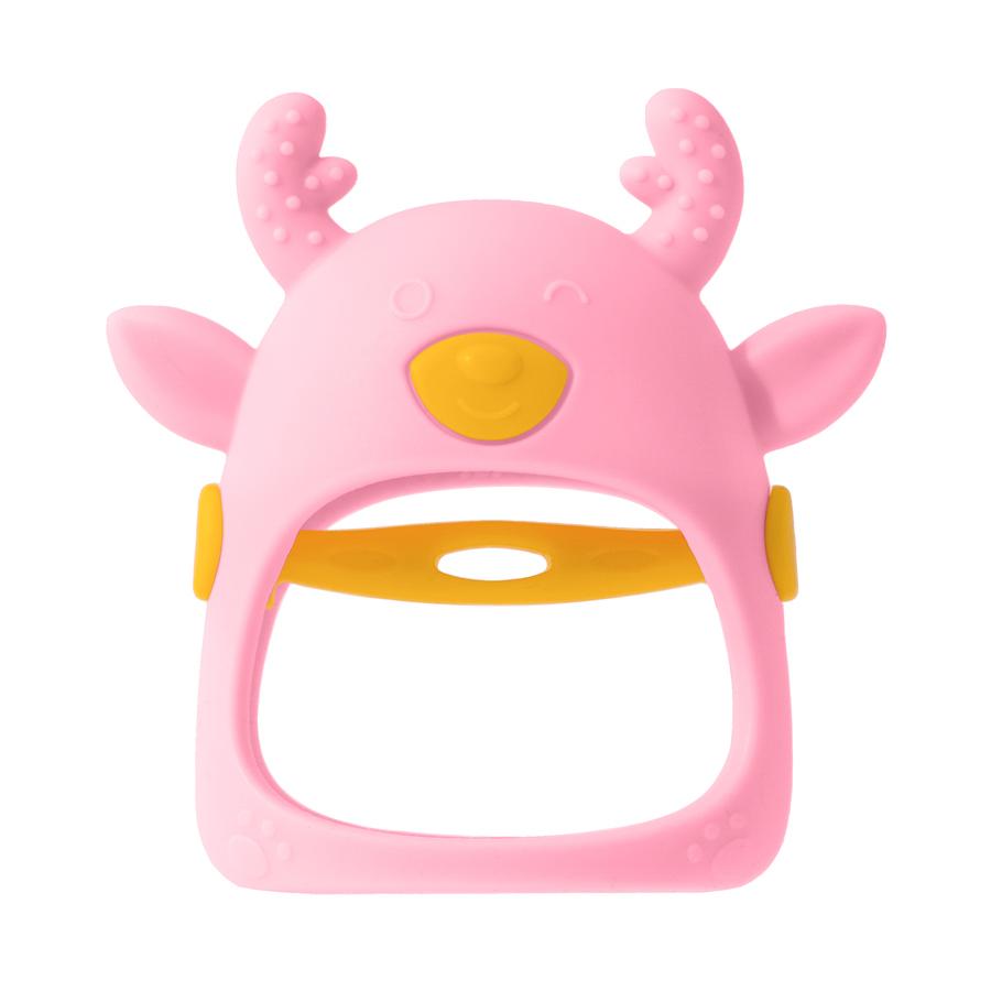 

Color Kids Baby Silicone Teether Toys Infant Hand Teether Pacifiers Gum Pain Relief Teether Toys Toddler Chewing Toy Baby Stuff