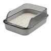 Extra Large Semi-Enclosed Cat Litter Box with Scoop