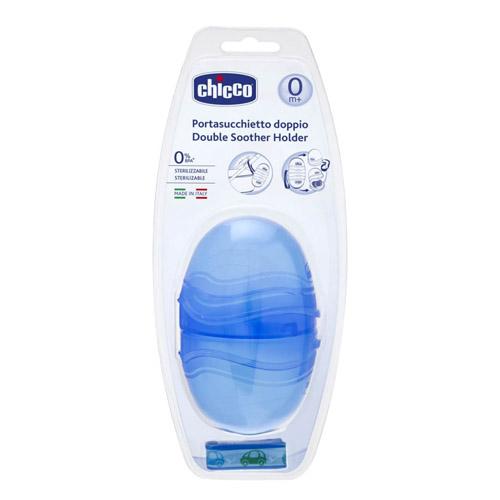 Chicco Chicco Double Soother Holder (Light Blue)