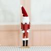 Wood Nutcrackers 38CM Christmas Tree Advents Calendar Hand Painted Seasonal Decoration Ideal For Gifting