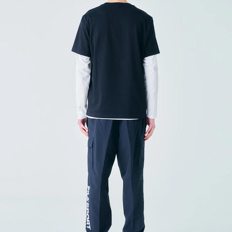 New FILA T Shirts Unisex Black FS2RSF2101X-BLK