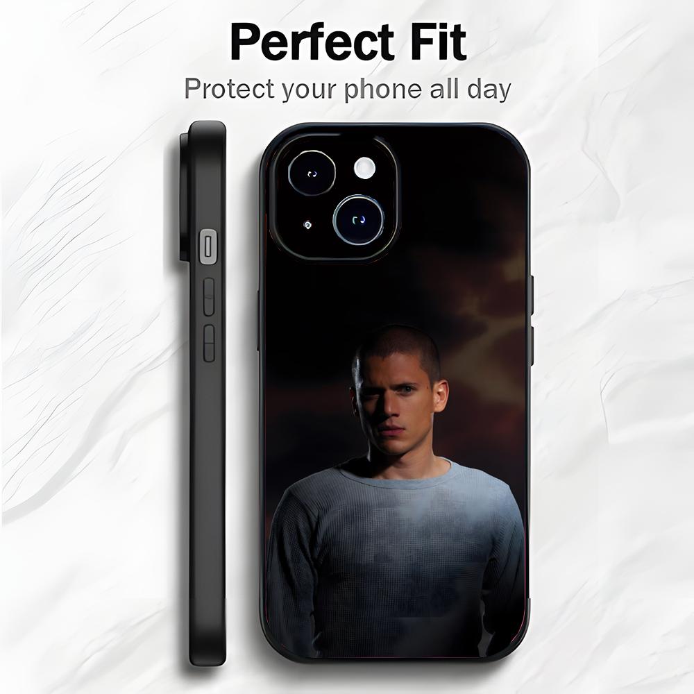 Talented American Actor W-Wentworth Miller Phone Case Phone Case Soft Packaging Lightweight For iPhone17 16 15 14 13ProMax