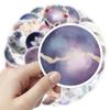 10/50pcs Cute Art Flower Cartoon Moon Aesthetic Stickers Laptop Notebook Suitcase Phone Label Decoration Sticker