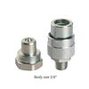Hydraulic Quick Coupler Set High Pressure Quick Connect High Hardness Carbon