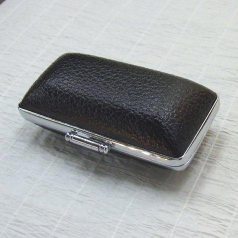 Company Seal, Corporate Seal Case, 24mm Square, Made of Cowhide Leather, Cylindrical Shape, CGM-k24