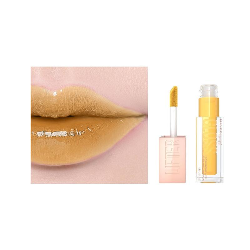 Блеск для губ Maybelline, Водянистый, Легко наносится, Прозрачный и увлажняющий с гиалуроновой кислотой, Стик-блеск для губ - Медовый коричневый