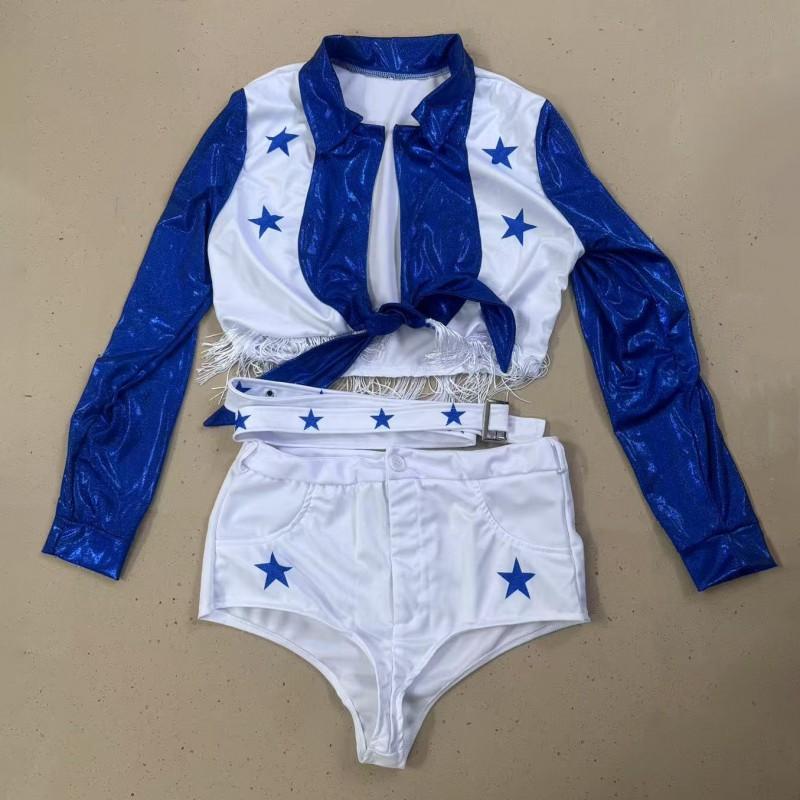 XS-3XL Sexy Cheerleading Outfit Women Football Game Cosplay Performance Costume