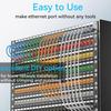 2/6/10PCS Cat6 Shielded Keystone Coupler Female To Female RJ45 10Gbps High-speed Ethernet Cable Extender Adapters Connectors