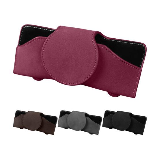 Magnetic Sunglasses Holder for Car Glasses Holder Car Visor Suede Eyeglasses Holder Glasses