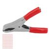 100PCS Insulated Clip 20A High Accuracy Process Elasticity with PVC Insulating Sheath for Experimental Test WireRed