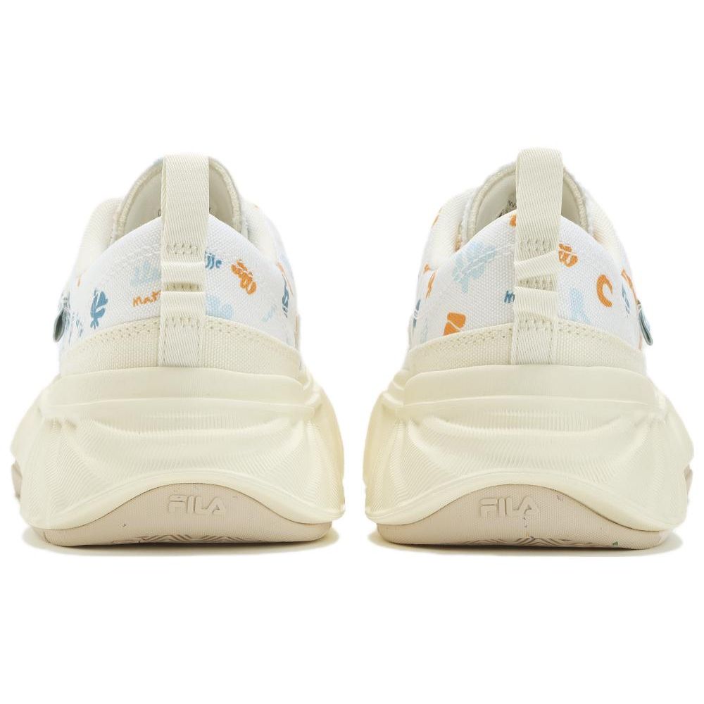 FILA Fosso Matisse Comfortable Versatile Low-Top Canvas Shoes Women sneaker White Blue F12W332303FPW