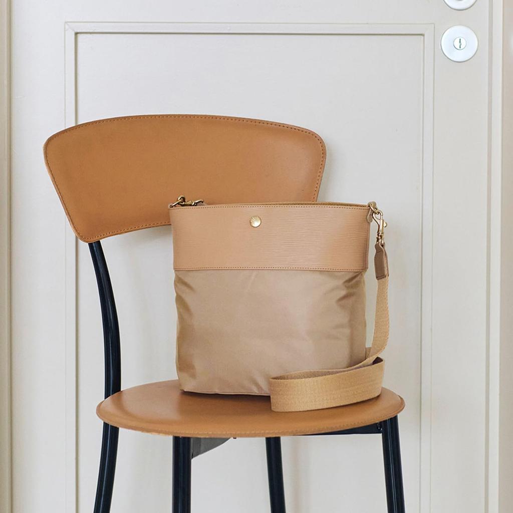 Nylon Combination Belt Design Shoulder Bag Breath TOPKAPIRIPPLE (Beige)