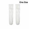 Lace Ribbon Ballet Middle Tube Socks Mesh Breathable Ruffle Trim Bow Lace Socks Bowknot Design Lolita Stockings Women