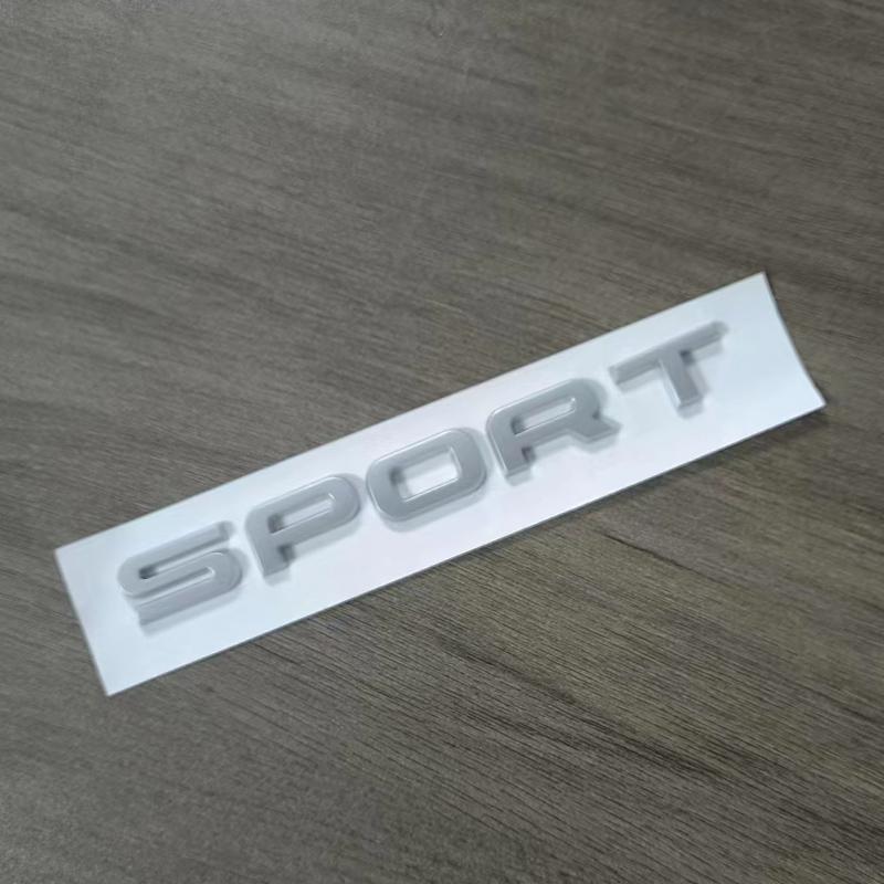 3d ABS Logo Sport Emblem Letters Car Trunk Badge For Evoque Discovery SVR L494 494 L320 Sport Sticker Accessories