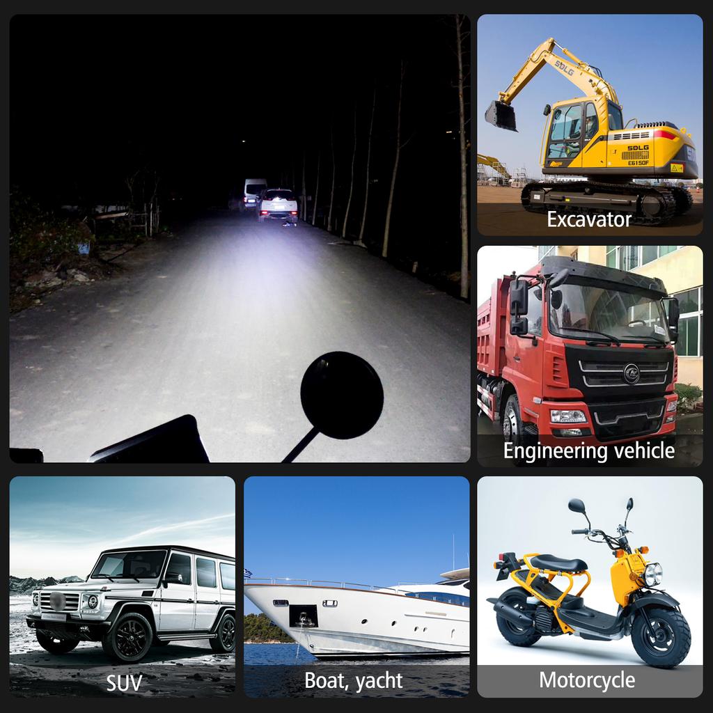 4 Inch Car Roof Light 32 Lamp Beads Front Bumper 32W LED Light Off-Road Tractor