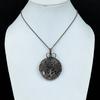 Sodalite Pendant, Handmade Gemstone 999 Copper Wire Wrap Tree Of Life Pendant Antique Jewelry, For Gift Copper Jewelry