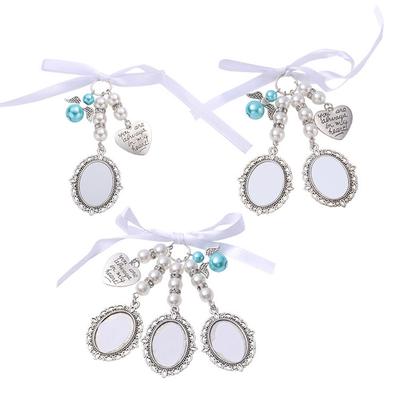 25*18mm Pin Pendant Badge Pendant Bridal Bouquet Decor