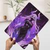 Anime Girl With Horns and Mask Poster Customized Wall Art Vintage Metal Signs Retro Tin Plaque for Man Cave Decoration At Home