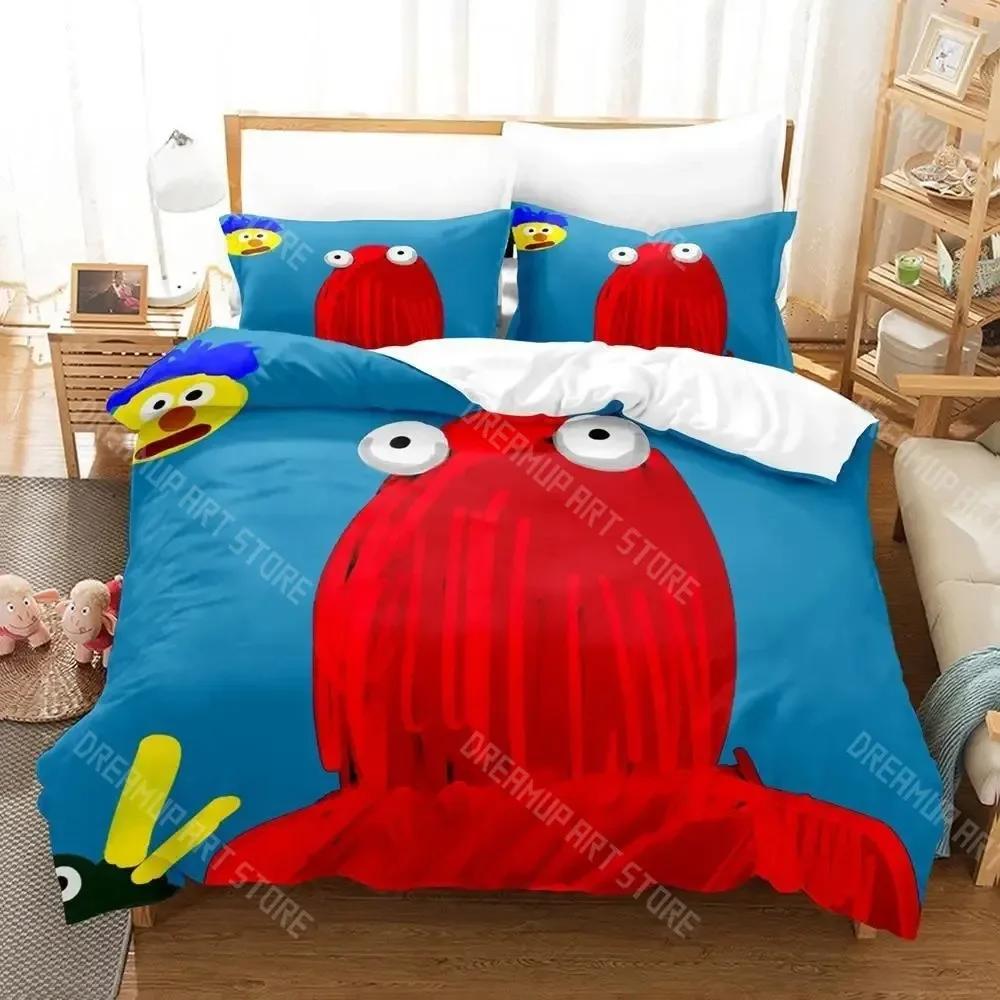 3d Print Anime Don't Hug Me I'm Scared Bedding Set Single Twin Full Queen King Size Bed Set Adult Kid Bedroom Duvet Cover Sets