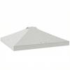 Gazebo Roof Replacement Uv50+ Waterproof Pop Up Canopy Cover With 8 Drainage Holes 3 X 3 M White