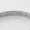 CARTIER wedding Ring CRB4078000 Pt950Platinum #7.2(US Size) 2.8g Women Used