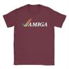 Unisex TShirts Commodore Amiga Logo Casual Cotton Tee Shirt Short Sleeve T Shirt Round Collar Tops Graphic Printed