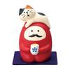 Japanese Zakka Spring Festival Cat Resin Ornament – Cute Miniature for Home Décor or Photography