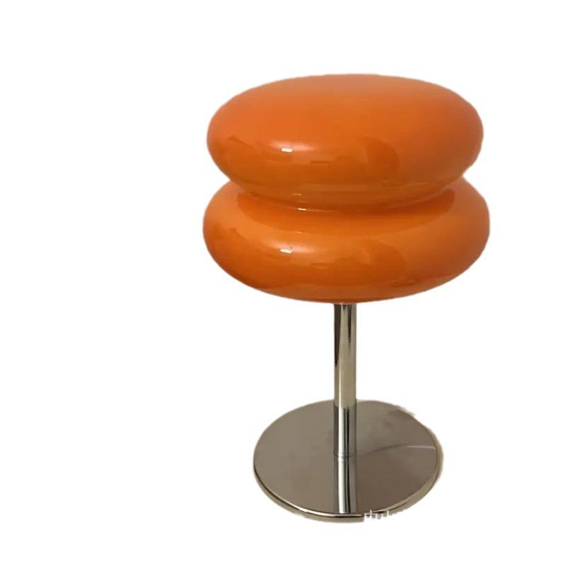 

Bauhaus Postmodern Cream Table Lamp - Decorative Bedroom Lamp with Medieval-Inspired Design USB Switch Warm Light