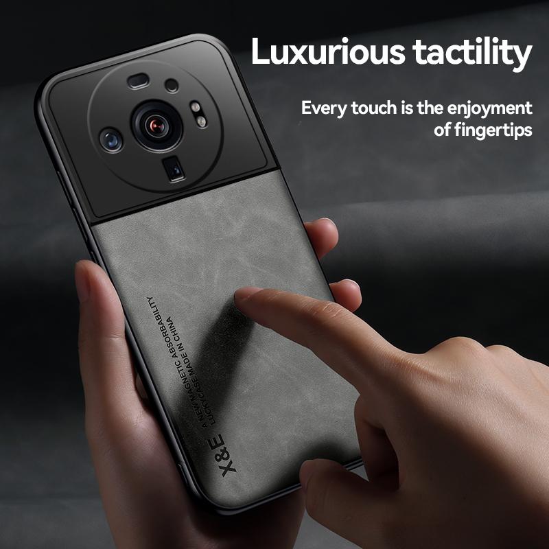 For Xiaomi Mi 12S Ultra Case Car Magnetic Stand Holder Leather Phone Case For Xiaomi Mi 12 S Ultra Mi12 S Ultra 6.73" Back Cover